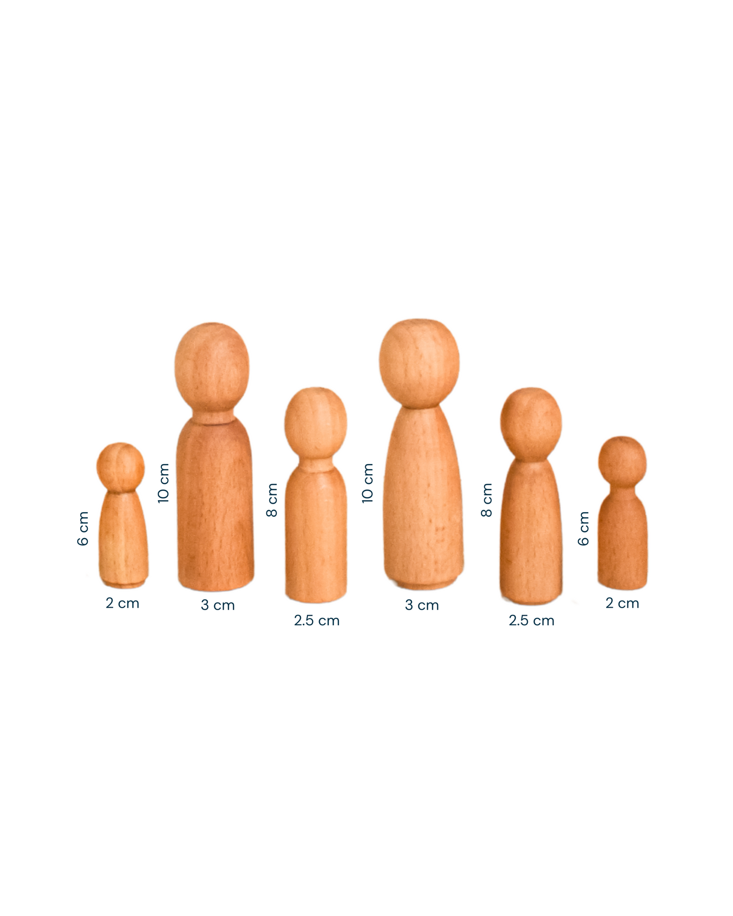 Dolls (Pocket People) set of 6